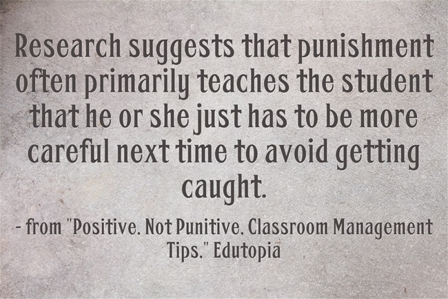 A Look Back: "Positive, Not Punitive, Classroom Management Tips"