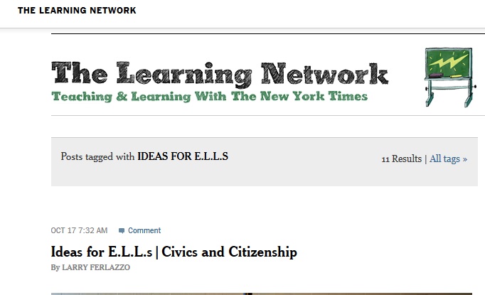 All My NY Times Posts For English Language Learners – Linked With Descriptions