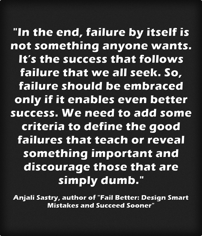 In-the-end-failure-by