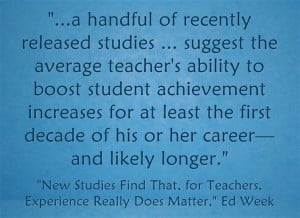 Statistic Of The Day: “For Teachers, Experience Really Does Matter ...