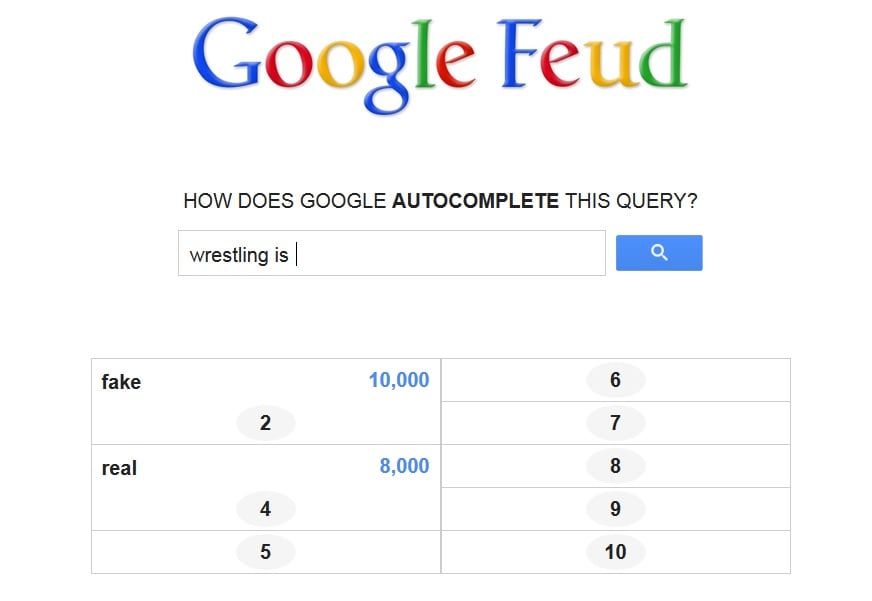 Google Feud  Family feud, Feud, Teaching life