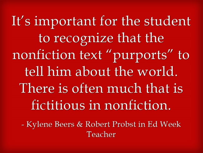 Reading Nonfiction’: An Interview With Kylene Beers & Robert Probst ...