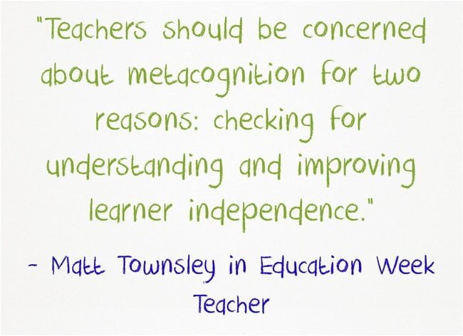 “Metacognition Helps Students ‘Understand Their Gaps & How To Close ...