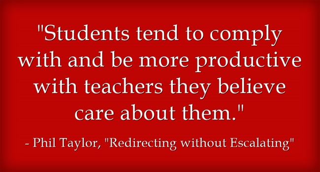 A Look Back: “Guest Post: Classroom Management – Redirecting without Escalating”