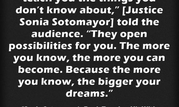 Quote Of The Day: Justice Sotomayor On Books