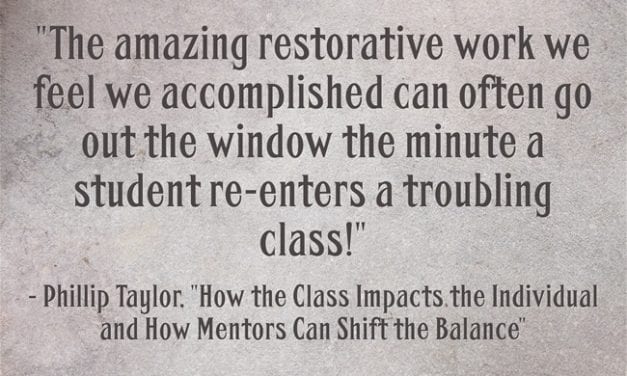 Guest Post:  How the Class Impacts the Individual and How Mentors Can Shift the Balance