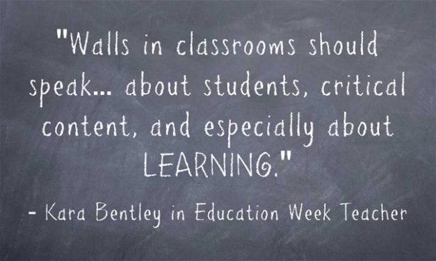 “Ways to Use Classroom Walls” | Larry Ferlazzo's Websites of the Day...