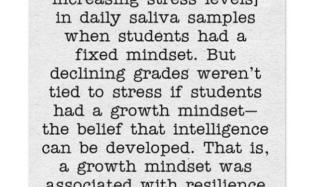 A Look Back: New Study Shows Learning About Growth Mindset At Start Of Ninth-Grade Increases Resilience