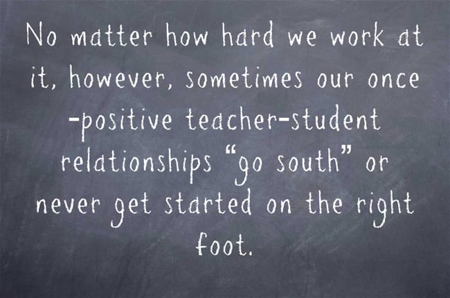 A Look Back: Ways To Turn A Bad Teacher-Student Relationship Into