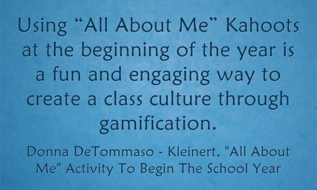 Guest Post: “All About Me” Activity To Begin The School Year
