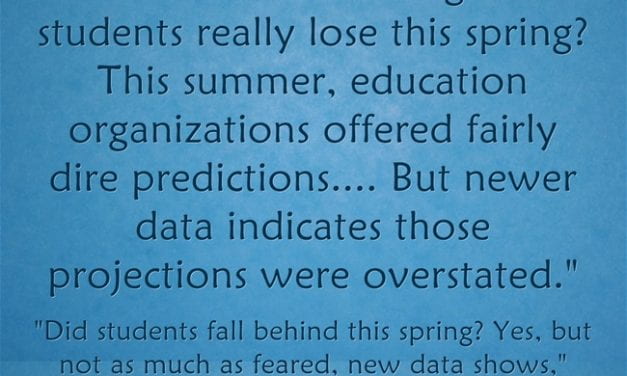 New Data Suggests That Most Students Weren’t Hurt Badly By Spring School Closures