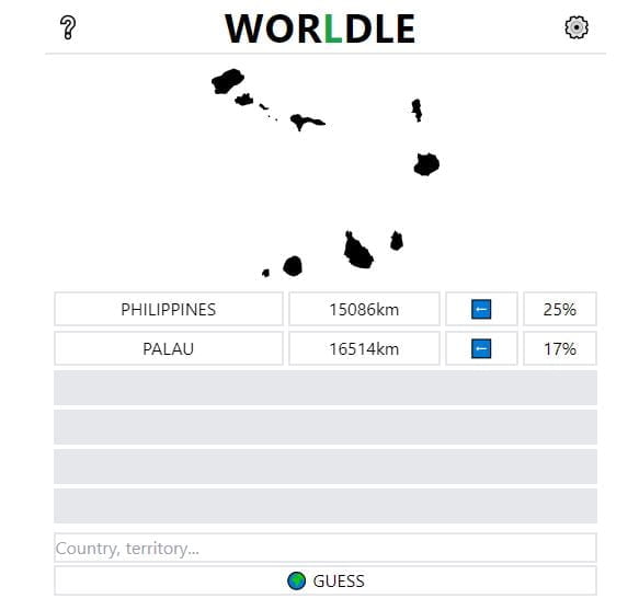 I Like This New Geography Game Called “Worlde” (Not “Wordle”) Larry