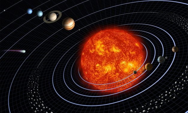 Video: “Selected solar system objects to scale in size, rotation speed and axial tilt”