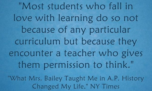 Quote Of The Day: Teaching Students To Think