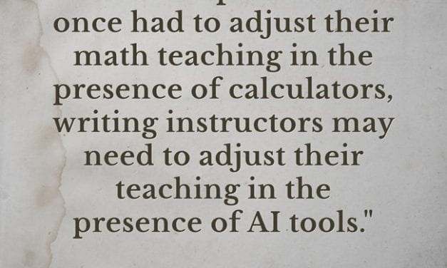 I Think All Teachers Could Benefit From Reading This Article About Responding To Students Using Artificial Intelligence When Writing