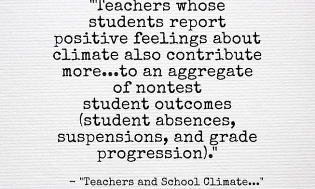 A Look Back: This Appears To Be A Good Trend: Third Study In A Row Identifies Non-Tested Ways Teachers Help Students Succeed