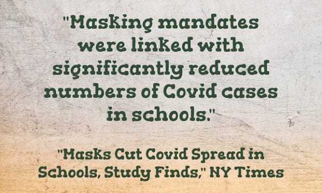 Quote Of The Day: Study Finds That School Mask Mandates Worked