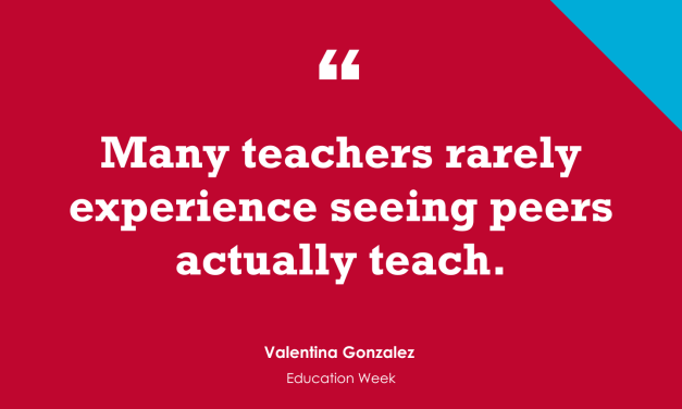 “Peer Observations Can Make Us Better Teachers. Here’s How”