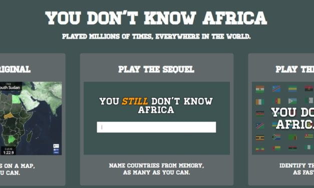 “You Don’t Know Africa” Is A Useful Geography Game