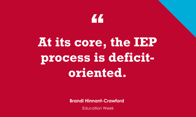 “Capitalizing On ‘Assets & Insights” of Students in the IEP Process”