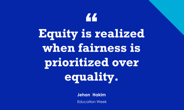 “There’s a Difference Between Equity and Equality. Schools Need to Understand That”