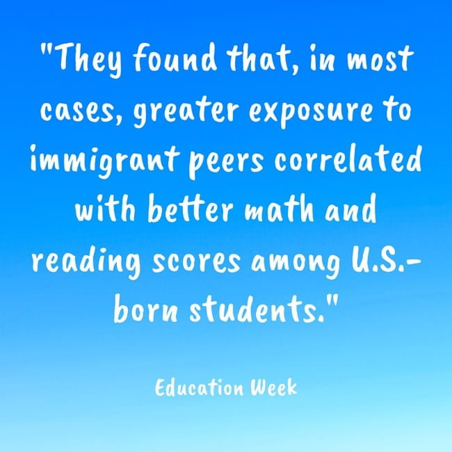 A Look Back: Research Redux: The Presence Of Immigrant Students Helps Everybody