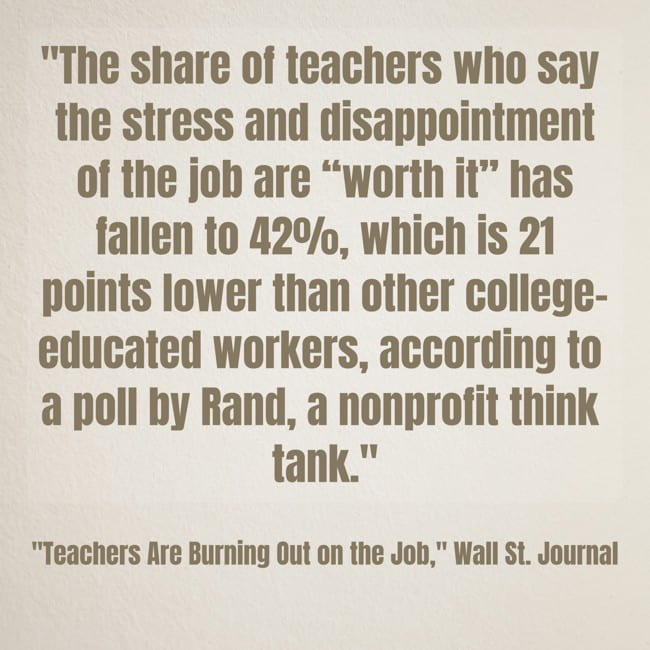 New Surveys Show That Teachers Are “Stressed & Demoralized” – Here Are 15 Actions Districts Can Take To Support Us