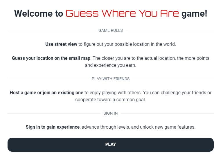 “Guess Where You Are” Is A New, Cool & Free Geography Game