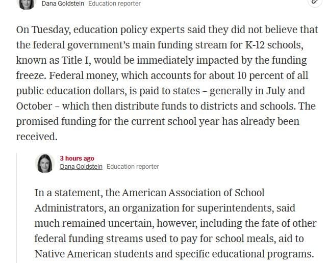 “Welcome To The Monkey House” As Trump Freezes Grants – How Does It Impact Schools?