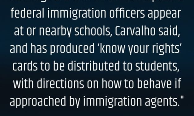 LA Unified Seems To Have A Decent Plan To Deal With Trump’s Deportations – I Wonder How Many Other Districts Can Say The Same?