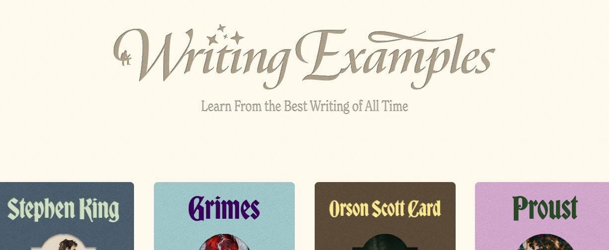 “Writing Examples” Highlights Excellent…Examples Of Writing From Famous Writers